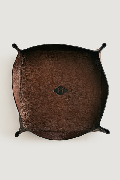 Porta Objetos de Couro Whiskey